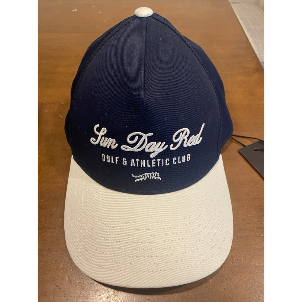 Sun Day Red - Club 5 Panel SnapBack Hat - SOLD OUT, Navy Blazer White